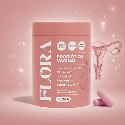 FLORA® | Cápsulas Probióticas Vaginales Menopausia