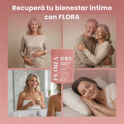 FLORA® | Cápsulas Probióticas Vaginales Menopausia