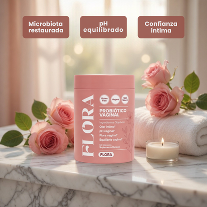 FLORA® | Cápsulas Probióticas Vaginales Menopausia