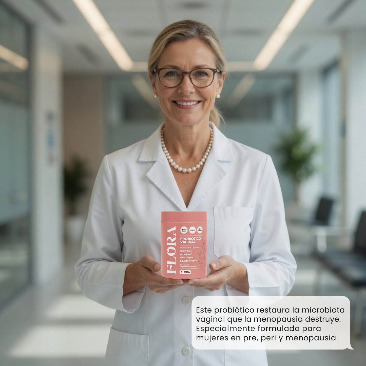 FLORA® | Cápsulas Probióticas Vaginales Menopausia